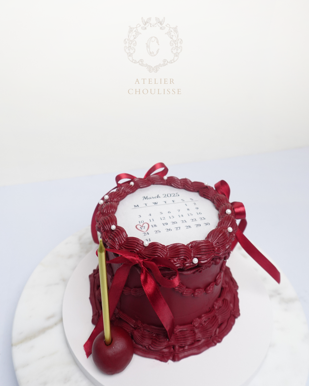 Burgundy Calendar (Burn Away)