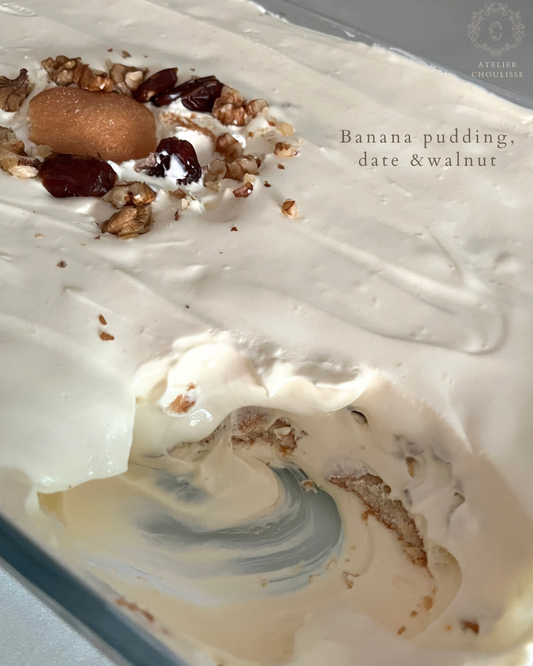 Banana Pudding with Date & Walnut