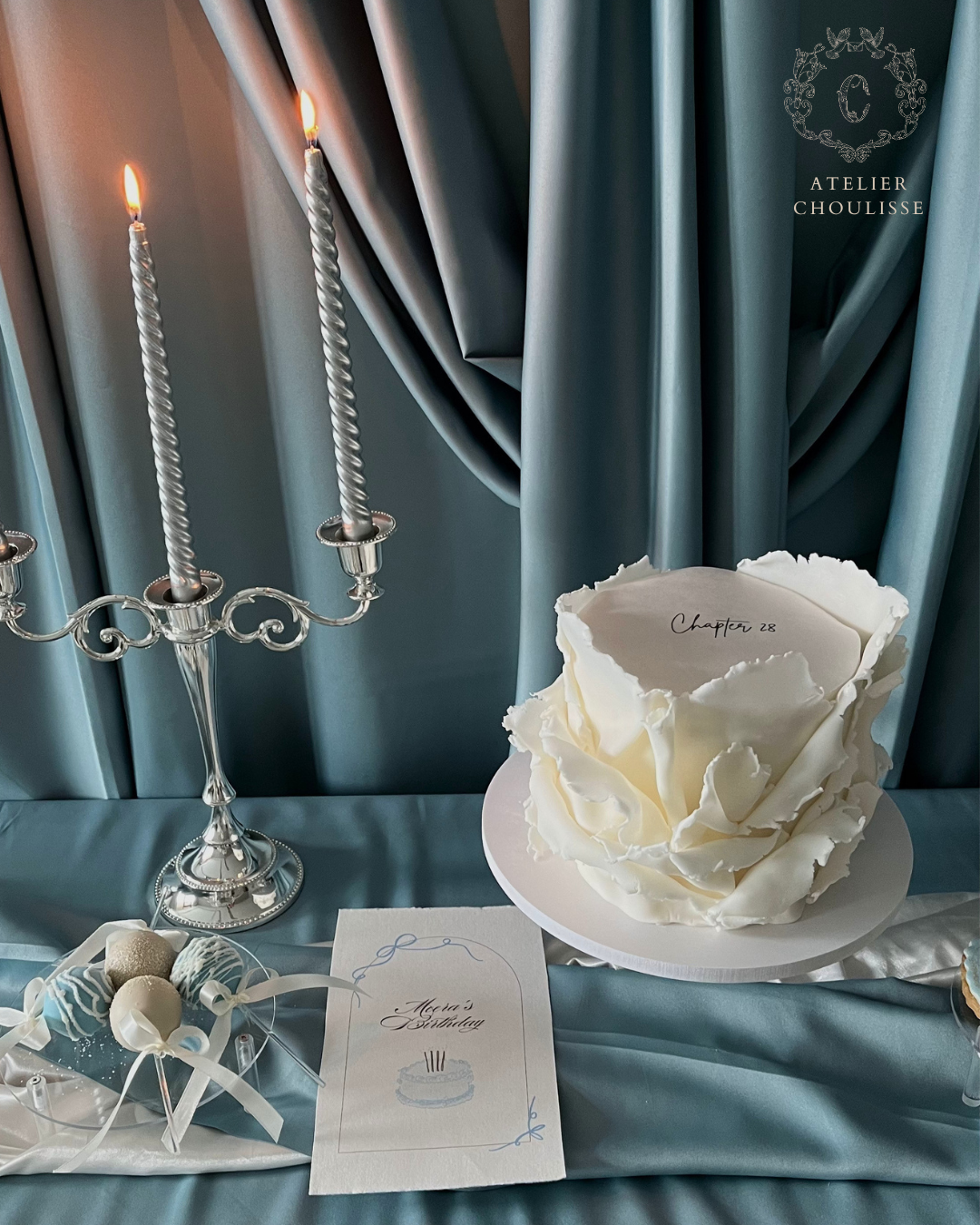 White Fondant Crepe (Burn Away)