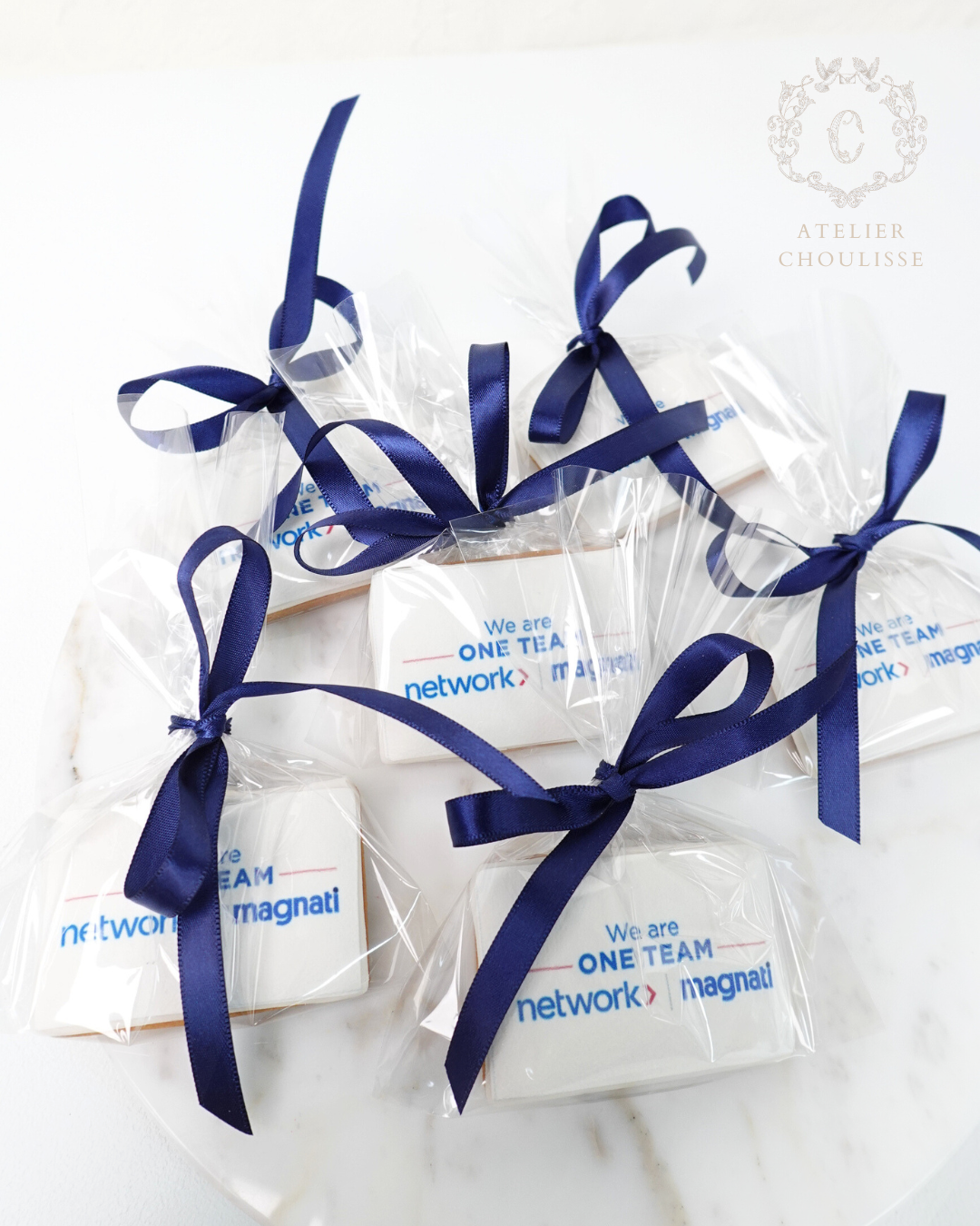 Corporate Logo Branded Cookies