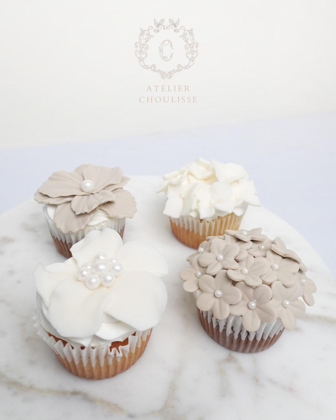 Beige & Ivory Flowers