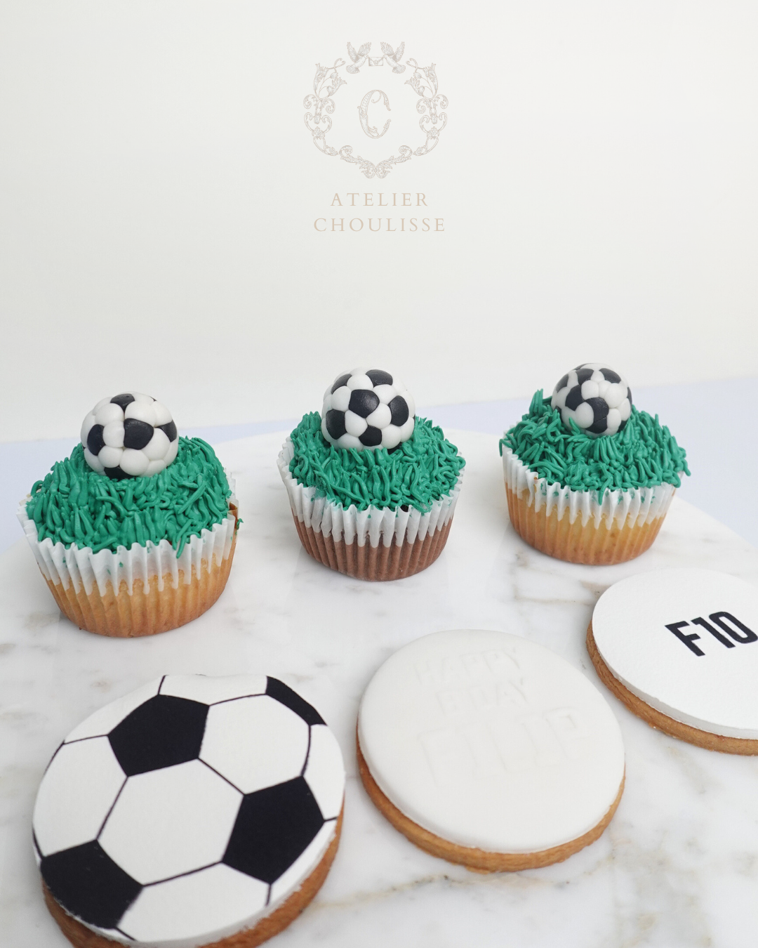 Football Cupcakes