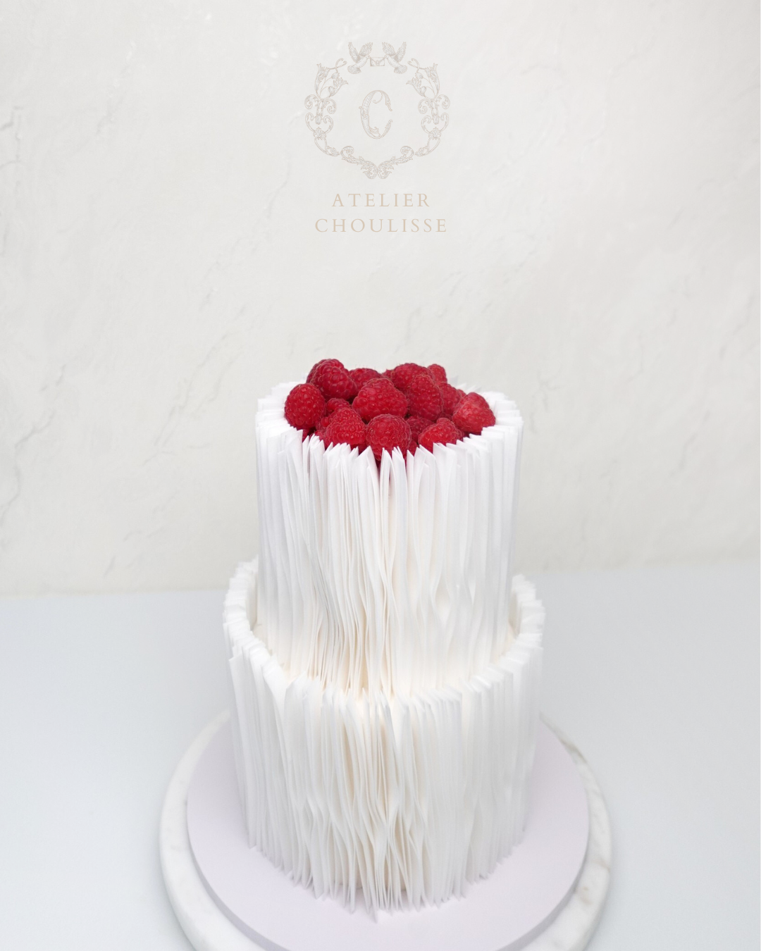 Raspberry Couture (2 tier)