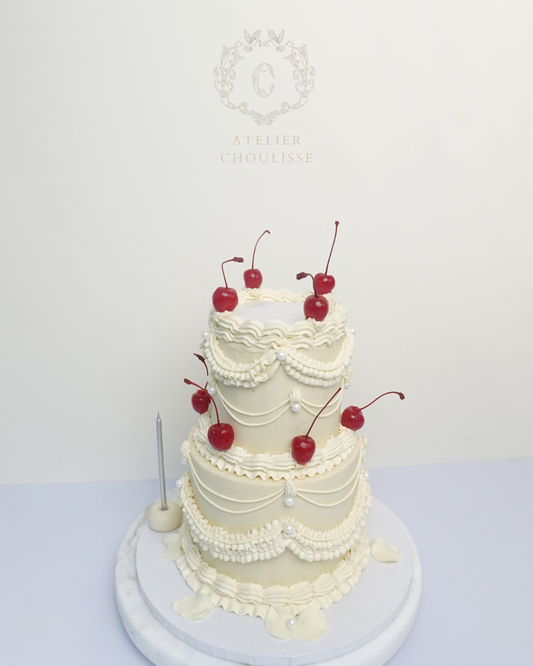 Beige Cherry (2 tier)
