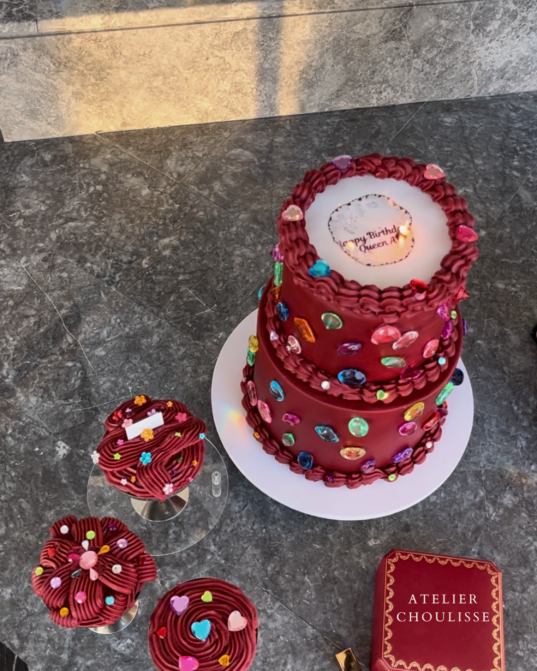 Kylie Jenner Rhinestone Cake (Burn Away)