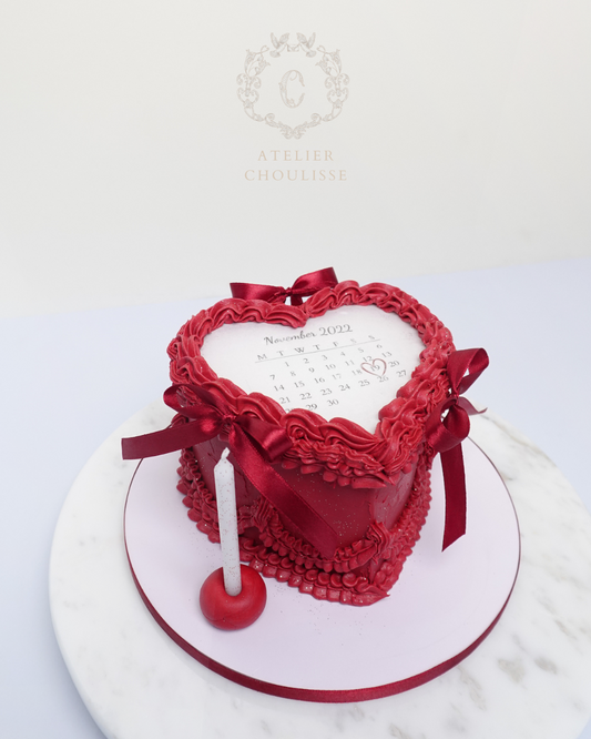 Red Calendar Heart (Burn Away)