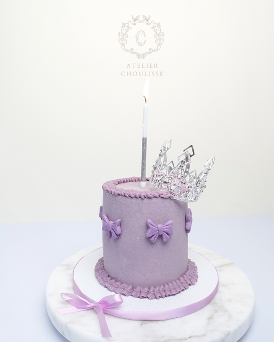 Purple Bows & Crown