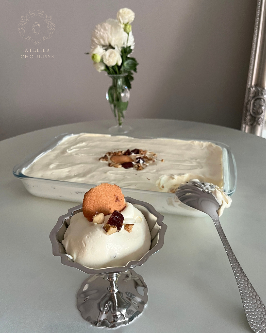 Banana Pudding with Date & Walnut