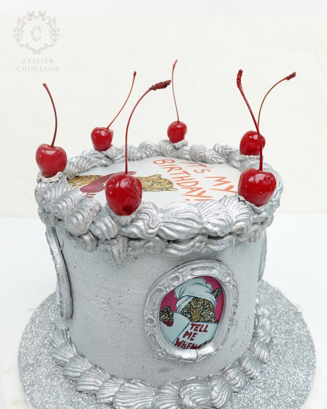 Silver Metallic Vintage (Burn Away)