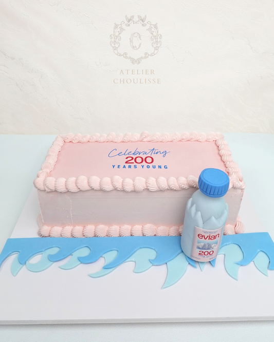 Corporate Anniversary Logo Cake