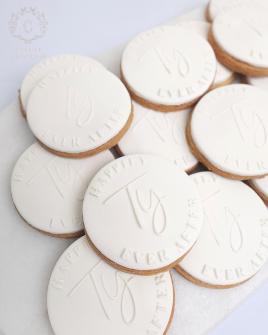 Wedding Cookies - Custom Initials