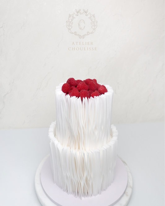 Raspberry Couture (2 tier)
