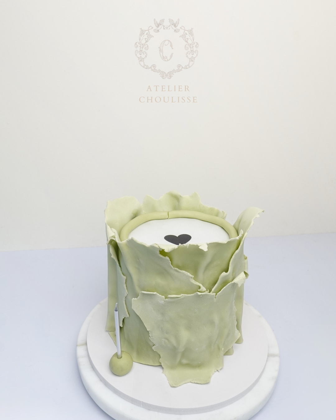 Sage Green Fondant (Burn Away)